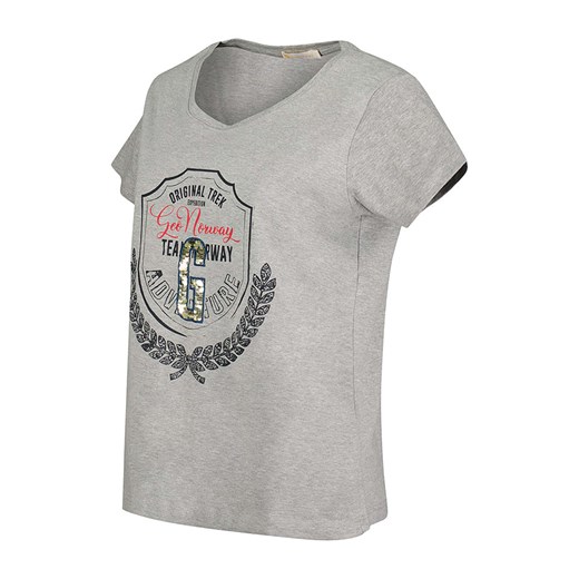 Geographical Norway Koszulka "Jirondelle" w kolorze szarym Geographical Norway S promocyjna cena Limango Polska