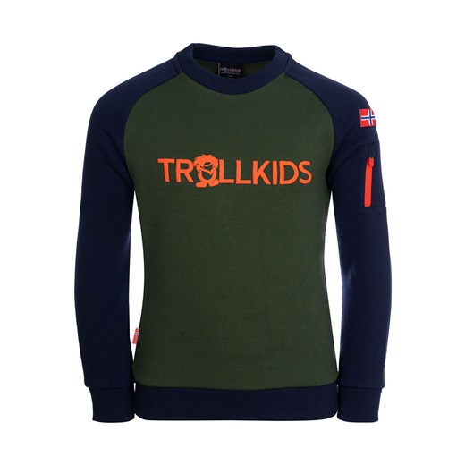 Trollkids Bluza &quot;Sandefjord&quot; w kolorze khaki ze sklepu Limango Polska w kategorii Bluzy chłopięce - zdjęcie 163674165