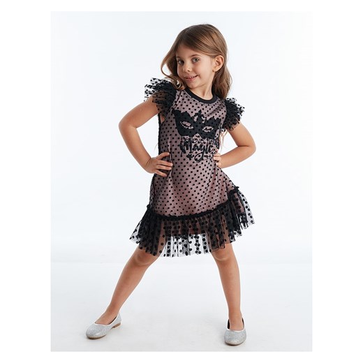 Denokids Sukienka &quot;Believe Magic&quot; w kolorze czarno-jasnoróżowym ze sklepu Limango Polska w kategorii Sukienki dziewczęce - zdjęcie 163675287