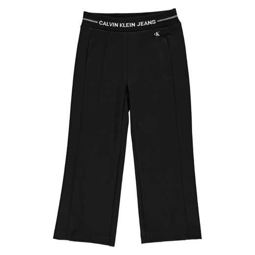 Calvin Klein Spodnie w kolorze czarnym ze sklepu Limango Polska w kategorii Spodnie dziewczęce - zdjęcie 163675869