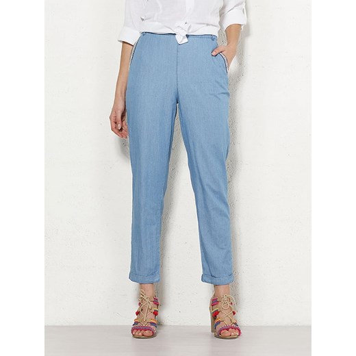Coline Spodnie w kolorze błękitnym ze sklepu Limango Polska w kategorii Spodnie damskie - zdjęcie 163680375