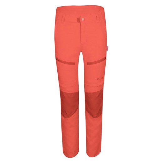 Trollkids Spodnie trekkingowe Zipp-Off - Regular fit - w kolorze pomarańczowym ze sklepu Limango Polska w kategorii Spodnie chłopięce - zdjęcie 163682025