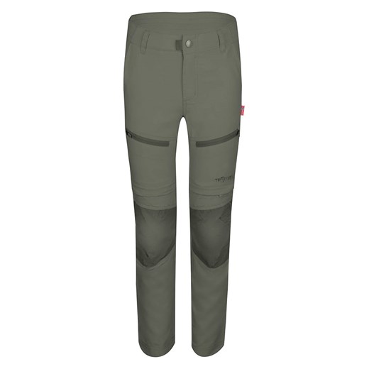 Trollkids Spodnie trekkingowe Zipp-Off - Slim fit - w kolorze khaki ze sklepu Limango Polska w kategorii Spodnie chłopięce - zdjęcie 163682037