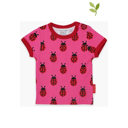 Toby Tiger Koszulka w kolorze różowym ze sklepu Limango Polska w kategorii Bluzki dziewczęce - zdjęcie 163685726