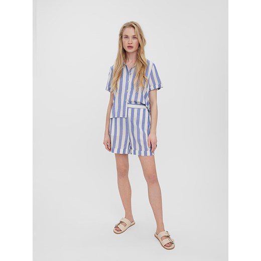 Vero Moda Szorty &quot;Jena&quot; w kolorze niebiesko-białym ze sklepu Limango Polska w kategorii Szorty - zdjęcie 163685819