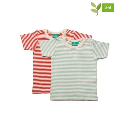Little Green Radicals Koszulki (2 szt.) w kolorze błękitnym i czerwonym ze sklepu Limango Polska w kategorii T-shirty chłopięce - zdjęcie 163685866