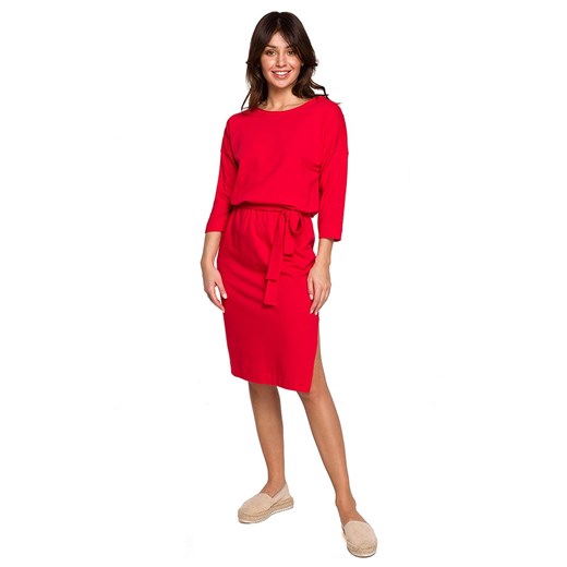 Be Wear Sukienka w kolorze czerwonym XL wyprzedaż Limango Polska