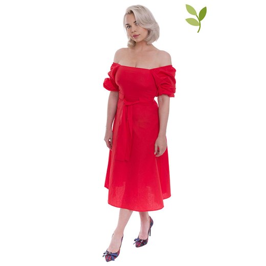 NA-KD Sukienka w kolorze czerwonym ze sklepu Limango Polska w kategorii Sukienki - zdjęcie 163688497