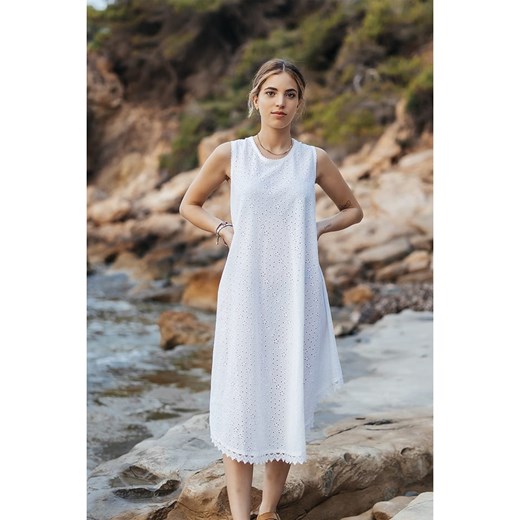 Isla Bonita by SIGRIS Sukienka w kolorze białym Isla Bonita By Sigris XL okazja Limango Polska