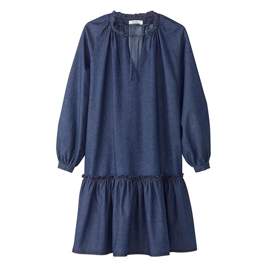 Hessnatur Sukienka dżinsowa w kolorze niebieskim ze sklepu Limango Polska w kategorii Sukienki - zdjęcie 163690995