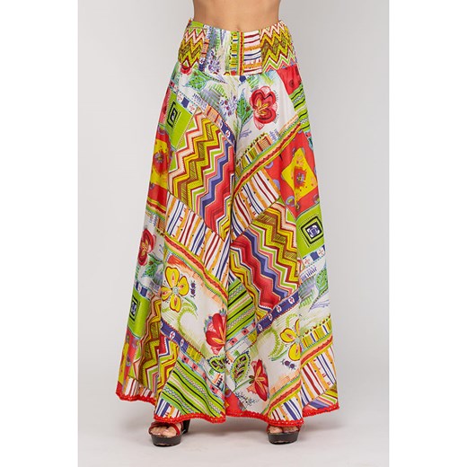 Peace &amp; Love Spodnie ze wzorem ze sklepu Limango Polska w kategorii Spodnie damskie - zdjęcie 163691759
