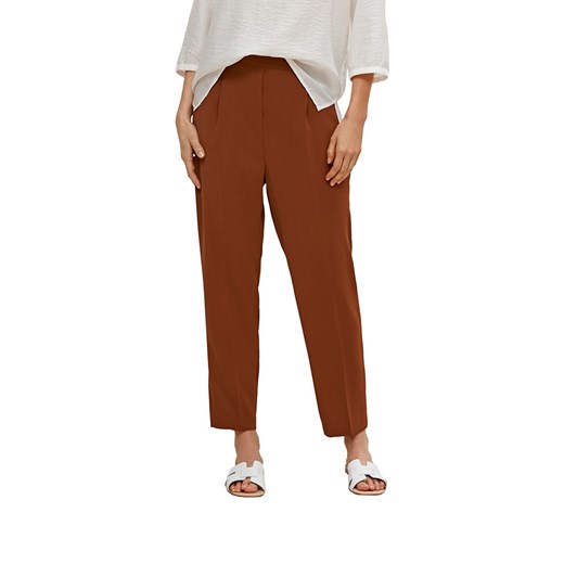 comma Spodnie w kolorze brązowym ze sklepu Limango Polska w kategorii Spodnie damskie - zdjęcie 163692269