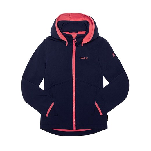Kamik Kurtka softshellowa &quot;Fay&quot; w kolorze granatowo-koralowym ze sklepu Limango Polska w kategorii Kurtki dziewczęce - zdjęcie 163692639