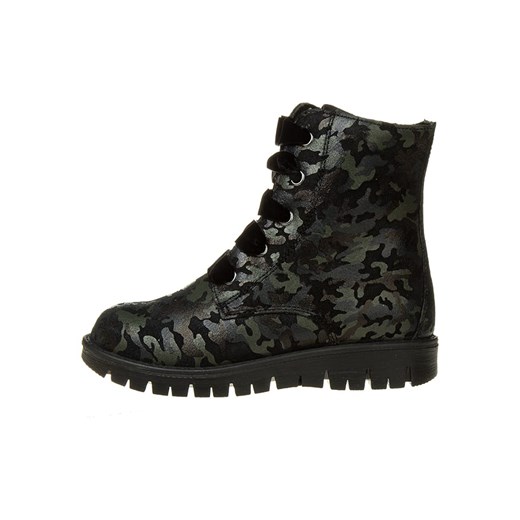 Primigi Skórzane botki w kolorze khaki Primigi 34 okazja Limango Polska