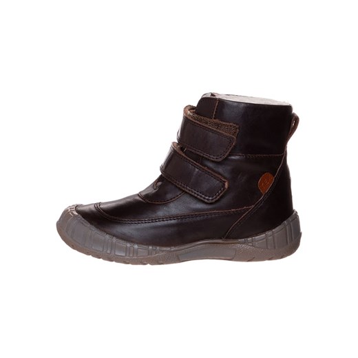 KAVAT Skórzane botki zimowe w kolorze brązowym Kavat 33 Limango Polska wyprzedaż