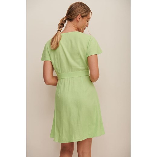 NA-KD Sukienka w kolorze jasnozielonym ze sklepu Limango Polska w kategorii Sukienki - zdjęcie 163698955