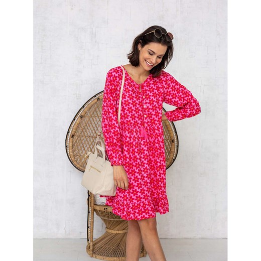 Zwillingsherz Sukienka &quot;Sabrina&quot; w kolorze różowym ze sklepu Limango Polska w kategorii Sukienki - zdjęcie 163699809