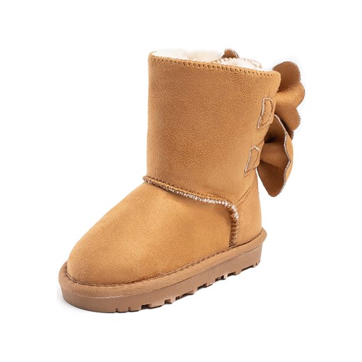 ISLAND BOOT Botki zimowe &quot;Bowine&quot; w kolorze jasnobrązowym ze sklepu Limango Polska w kategorii Buty zimowe dziecięce - zdjęcie 163701089