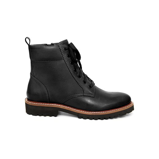 Abril Flowers Skórzane botki w kolorze czarnym ze sklepu Limango Polska w kategorii Workery damskie - zdjęcie 163701838