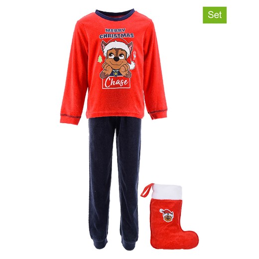 Paw Patrol 2-częściowy zestaw &quot;Psi Patrol&quot; w kolorze granatowo-czerwonym ze sklepu Limango Polska w kategorii Piżamy dziecięce - zdjęcie 163705437