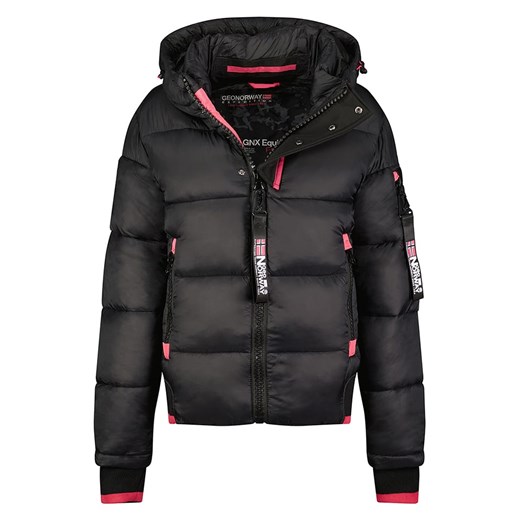 Geographical Norway Kurtka pikowana &quot;Calix&quot; w kolorze czarnym ze sklepu Limango Polska w kategorii Kurtki damskie - zdjęcie 163707006