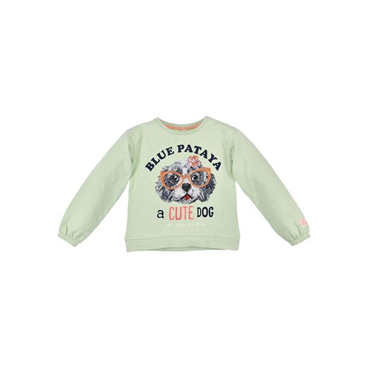 Bondi Koszulka &quot;Cute Dog&quot; w kolorze zielonym ze sklepu Limango Polska w kategorii Bluzki dziewczęce - zdjęcie 163711869