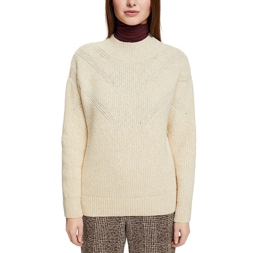 ESPRIT Sweter w kolorze kremowym ze sklepu Limango Polska w kategorii Swetry damskie - zdjęcie 163713116