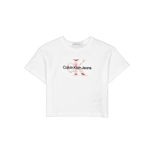 Calvin Klein Koszulka w kolorze białym ze sklepu Limango Polska w kategorii Bluzki dziewczęce - zdjęcie 163713328