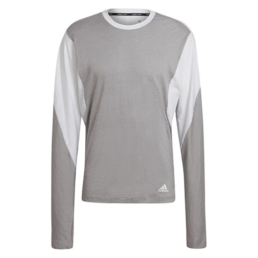 adidas Koszulka sportowa w kolorze szaro-białym L Limango Polska promocja