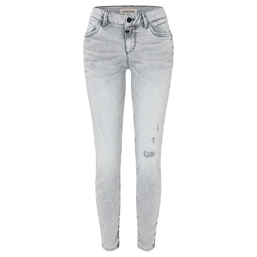 Timezone Dżinsy &quot;Sanya&quot; - Skinny fit - w kolorze jasnoszarym ze sklepu Limango Polska w kategorii Jeansy damskie - zdjęcie 163716147