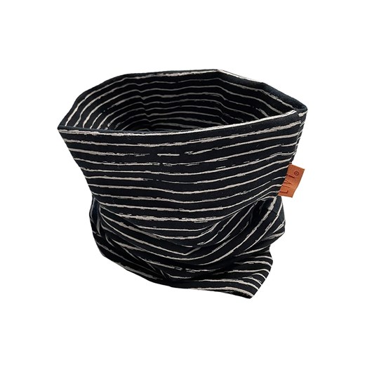 LiVi Szal-koło &quot;Winterstripes black&quot; w kolorze czarnym - 50 x 24 cm ze sklepu Limango Polska w kategorii Szaliki dziecięce - zdjęcie 163717529