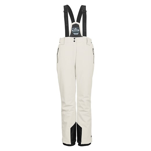 Killtec Spodnie narciarskie w kolorze białym ze sklepu Limango Polska w kategorii Spodnie damskie - zdjęcie 163718605
