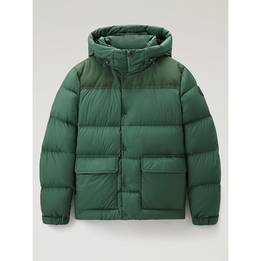 Woolrich Kurtka puchowa &quot;Sierra&quot; w kolorze zielonym ze sklepu Limango Polska w kategorii Kurtki męskie - zdjęcie 163719015