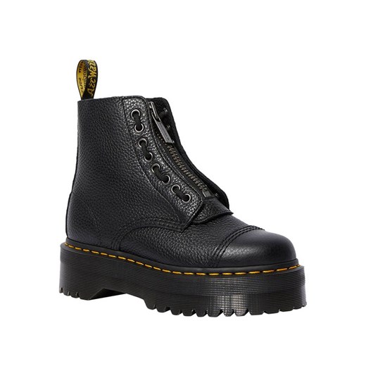 Dr. Martens Skórzane botki w kolorze czarnym ze sklepu Limango Polska w kategorii Workery damskie - zdjęcie 163722479