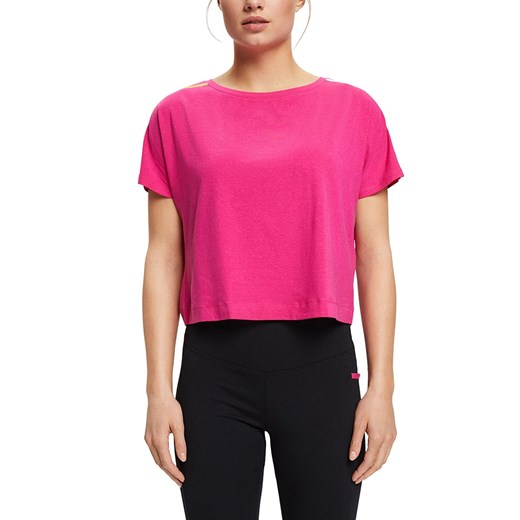ESPRIT Koszulka w kolorze różowym ze sklepu Limango Polska w kategorii Bluzki damskie - zdjęcie 163723469