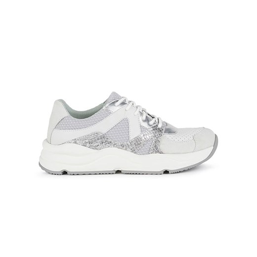 Geox Sneakersy "Topazio" w kolorze srebrno-szarym Geox 38 okazyjna cena Limango Polska