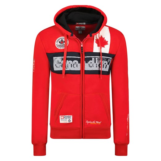 Canadian Peak Bluza &quot;Flashy&quot; w kolorze czerwonym ze sklepu Limango Polska w kategorii Bluzy męskie - zdjęcie 163724455