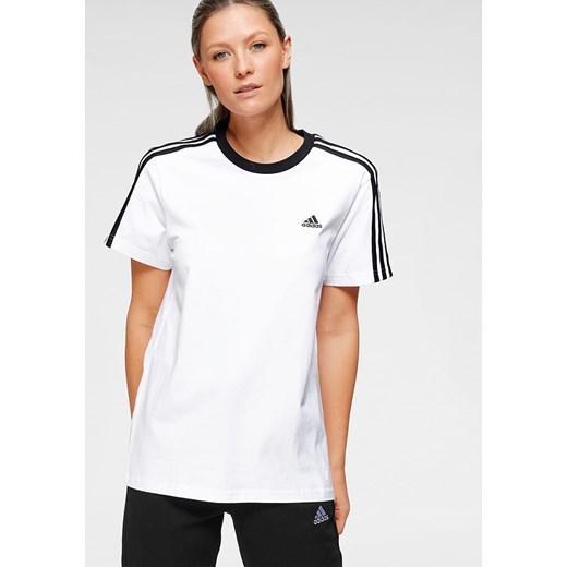 adidas Koszulka &quot;3S BF&quot; w kolorze biało-czarnym S promocyjna cena Limango Polska