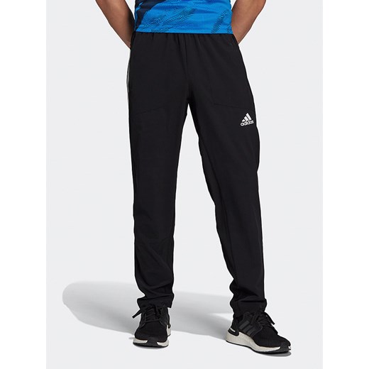 adidas Spodnie sportowe "M TI WV PT" w kolorze czarno-białym XXL okazja Limango Polska
