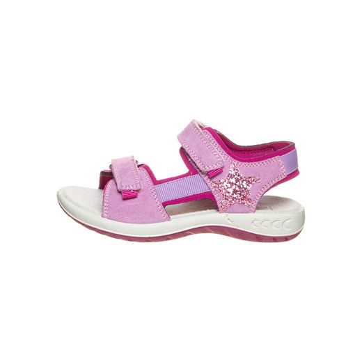 lamino Skórzane sandały w kolorze różowym ze sklepu Limango Polska w kategorii Sandały dziecięce - zdjęcie 163725748