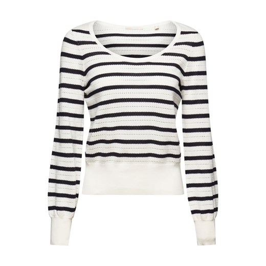 ESPRIT Sweter w kolorze biało-czarnym ze sklepu Limango Polska w kategorii Swetry damskie - zdjęcie 163727029