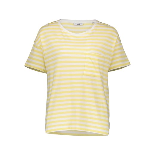 Marc O&apos;Polo DENIM Koszulka w kolorze żółto-białym ze sklepu Limango Polska w kategorii Bluzki damskie - zdjęcie 163733857