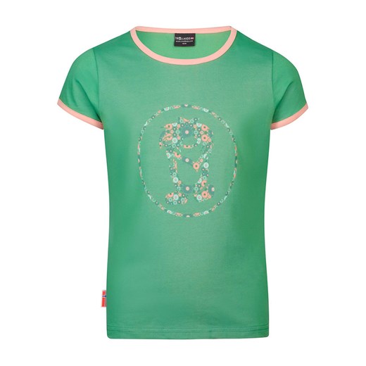Trollkids Koszulka funkcyjna &quot;Flower&quot; w kolorze zielonym ze sklepu Limango Polska w kategorii Bluzki dziewczęce - zdjęcie 163736627