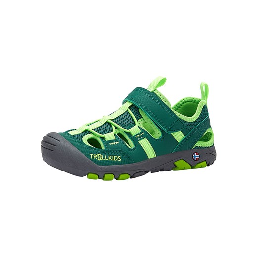 Trollkids Półsandały &quot;Kroksand&quot; w kolorze zielonym ze sklepu Limango Polska w kategorii Buty trekkingowe dziecięce - zdjęcie 163736697