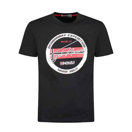 Geographical Norway Koszulka &quot;Jaris&quot; w kolorze czarnym ze sklepu Limango Polska w kategorii T-shirty męskie - zdjęcie 163738065