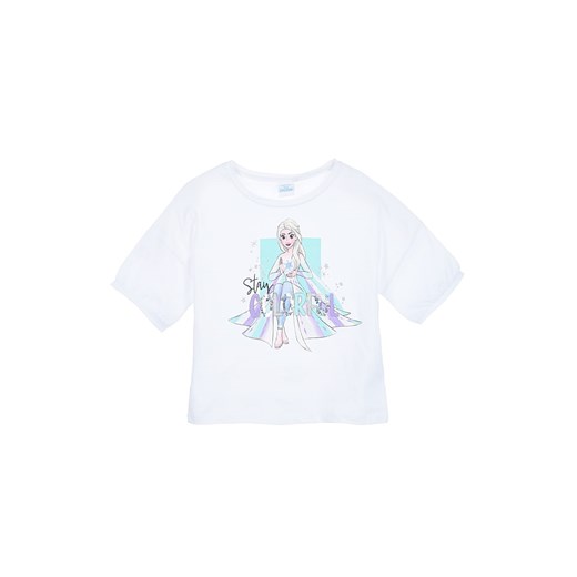 FROZEN Koszulka &quot;Kraina Lodu&quot; w kolorze białym ze sklepu Limango Polska w kategorii Bluzki dziewczęce - zdjęcie 163740195
