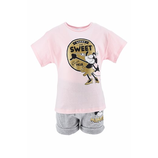 Disney Minnie Mouse 2-częściowy zestaw &quot;Minnie&quot; w kolorze jasnoróżowo-szarym ze sklepu Limango Polska w kategorii Komplety dziewczęce - zdjęcie 163740307