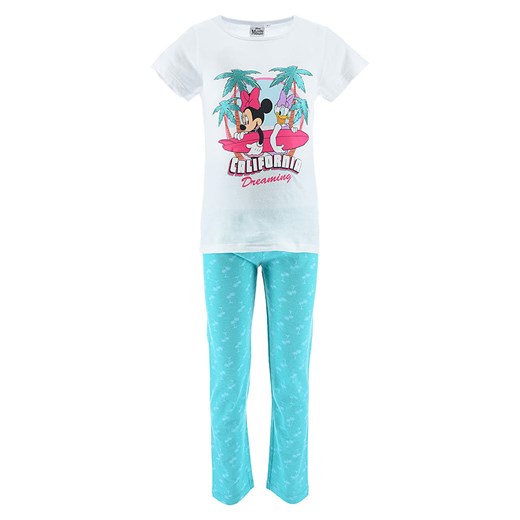 Disney Minnie Mouse Piżama &quot;Minnie&quot; w kolorze biało-niebieskim ze sklepu Limango Polska w kategorii Piżamy dziecięce - zdjęcie 163740416