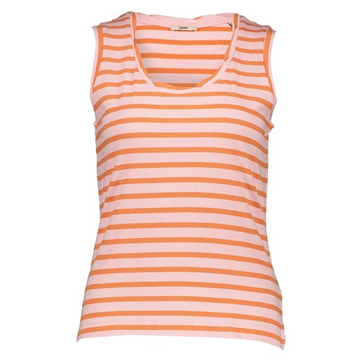 ESPRIT Top w kolorze pomarańczowo-jasnoróżowym ze sklepu Limango Polska w kategorii Bluzki damskie - zdjęcie 163745028