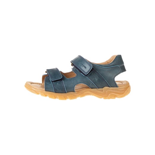 POM POM Skórzane sandały w kolorze morskim ze sklepu Limango Polska w kategorii Sandały dziecięce - zdjęcie 163749086